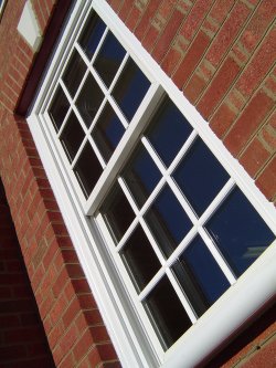 Legacy Double Hung window with bullnose sill.